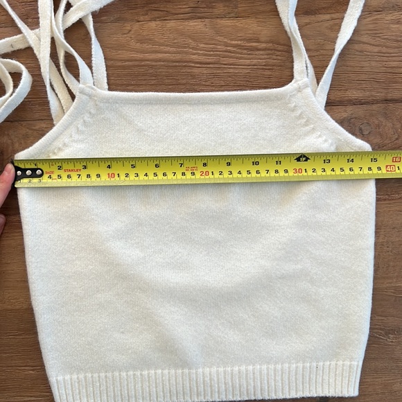 LINE & DOT • Megan Wrap Sweater Top in Cream - Picture 15 of 16